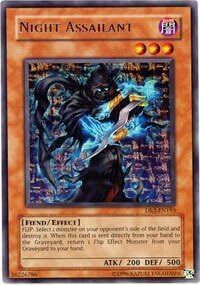 Carta YUGIOH-Assalitore Notturno-DR2-IT193-ITA-Good-Rare