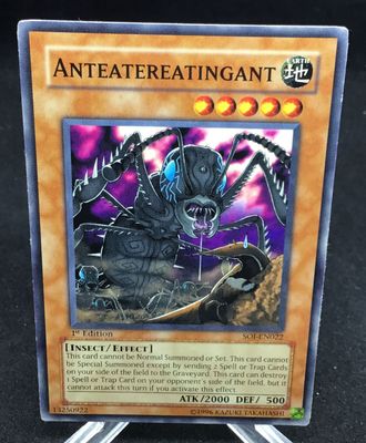 Carta YUGIOH-Anteatereatingant-SOI-EN022-EN-Good-Common