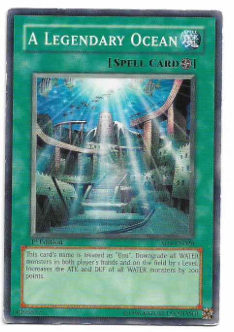 Carta YUGIOH-Un Oceano Leggendario-SD4-EN020-EN-EX-Common 1.Ed