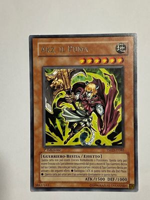 Carta YUGIOH-Akz, il Puma-TSHD-IT085-ITA-EX-Rare 1.Ed
