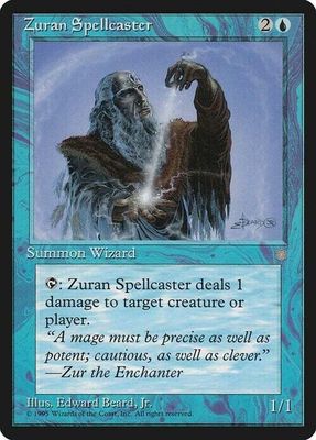 Carta MTG-Stregone di Zur-Era Glaciale-EN-Good-Common