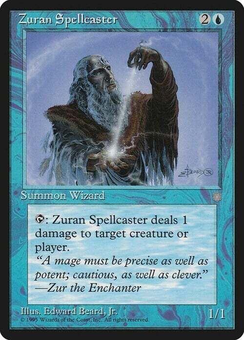 Carta MTG-Stregone di Zur-Era Glaciale-EN-Good-Common