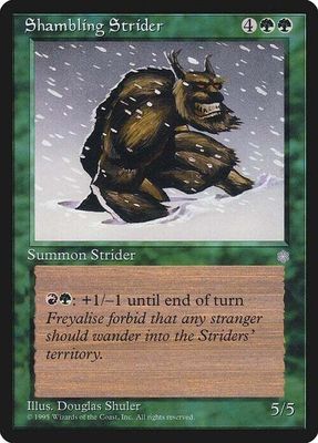 Carta MTG-Errante delle Nevi-Era Glaciale-ITA-EX-Common