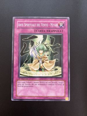 Carta YUGIOH-Arte Spirituale del Vento - Miyabi-CRV-ITA-LP-Common Carta YUGIOH-Arte Spirituale del Vento - Miyabi-CRV-ITA-LP-Common