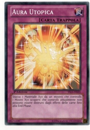 Carta YUGIOH-Aura Utopica-YS13-ITA-Good-Common