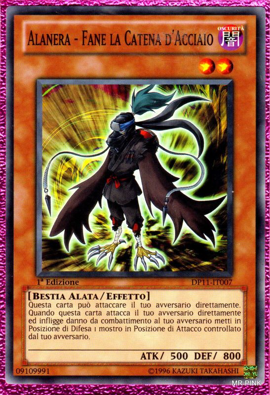 Carta YUGIOH-Alanera - Fane la Catena d'Acciaio-DP11-IT007-ITA-Good-Common 1.Ed