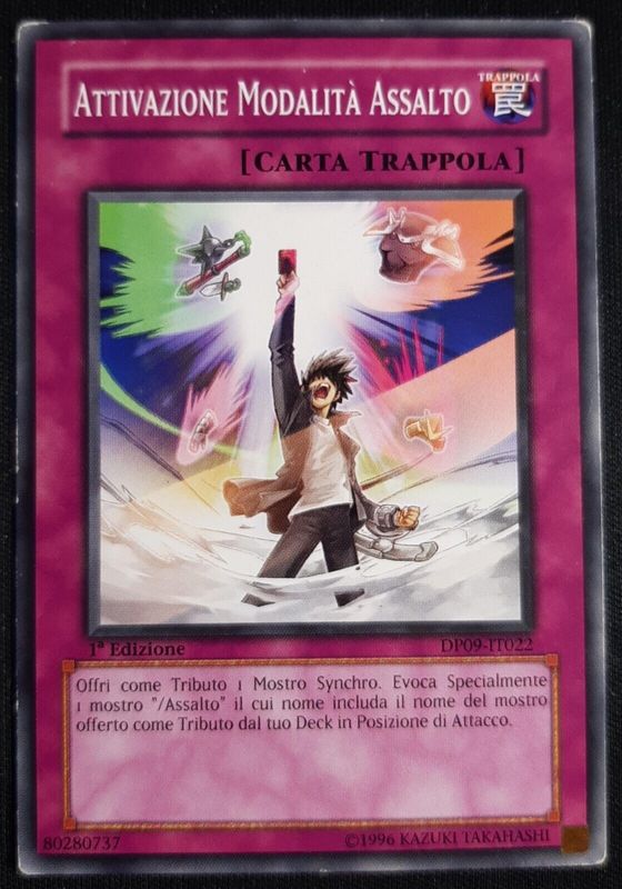 Carta YUGIOH-Attivazione Modalità Assalto-DP09-ITA-Good-Common 1.Ed