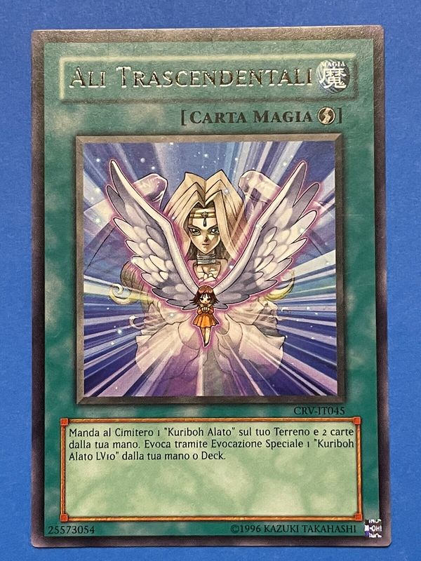 Carta YUGIOH-Ali Trascendentali-CRV-IT045-ITA-Good-Rare 1.Ed
