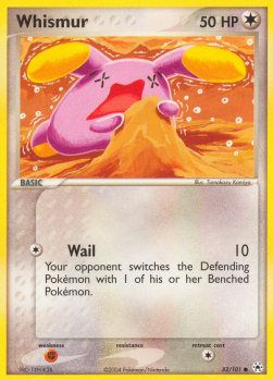 Carta pokemon Whismur (HL 82)-EX Leggende Nascoste-C - lingua ITA-condizione EX