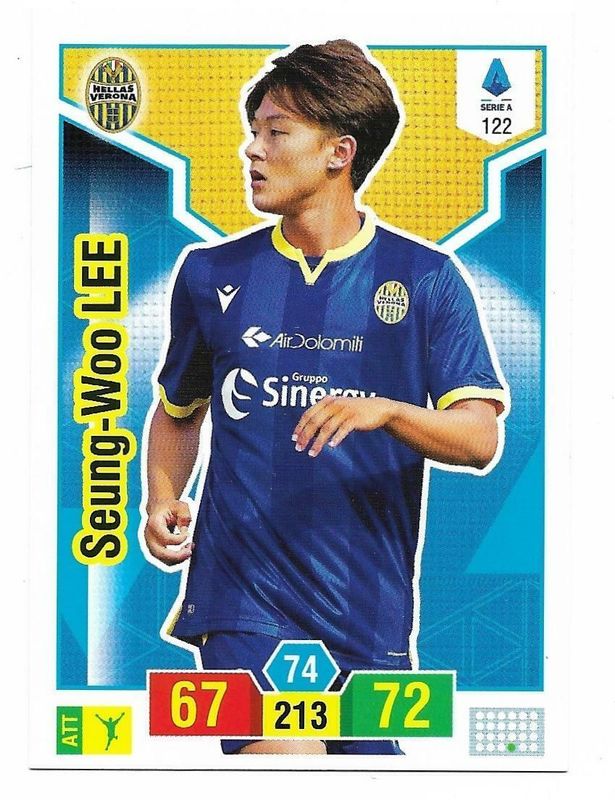 Trading card Adrenalyne 2019-20 - N°122 Seung-Woo Lee  Verona