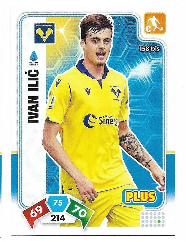 Trading card Adrenalyne 2020-21 - N°158 Bis Ivan Ilic Plus Verona