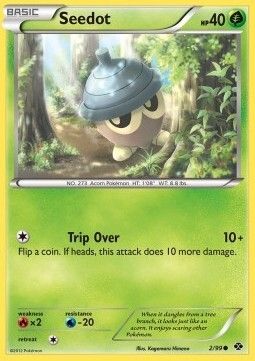 Carta pokemon Seedot (NXD 2)-Destini Futuri-C - lingua ITA-condizione EX