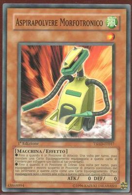 Carta YUGIOH-Aspirapolvere Morfotronico-TSHD-IT017-ITA-Good-Common