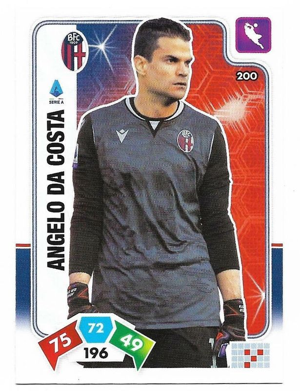 Trading card Adrenalyne 2020-21 - N°200 Angelo Da Costa  Bologna