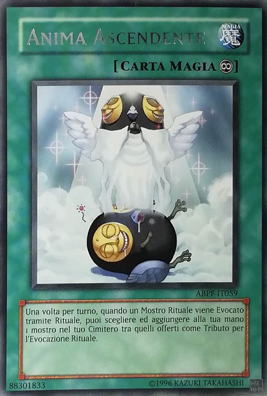 Carta YUGIOH-Anima Ascendente-ABPF-IT059-ITA-Good-Rare