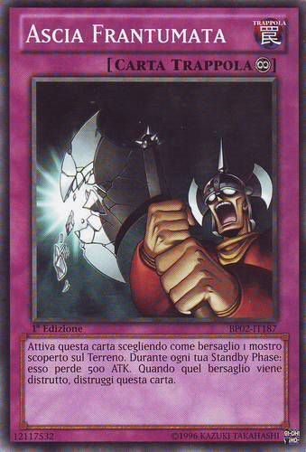 Carta YUGIOH-Ascia Frantumata-BP02-IT187-ITA-NM-Common 1.Ed