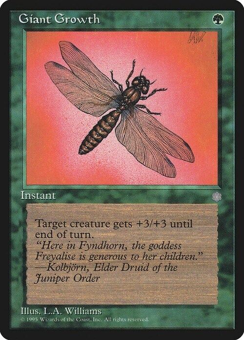 Carta MTG-Crescita Gigante-Era Glaciale-ITA-EX-Common