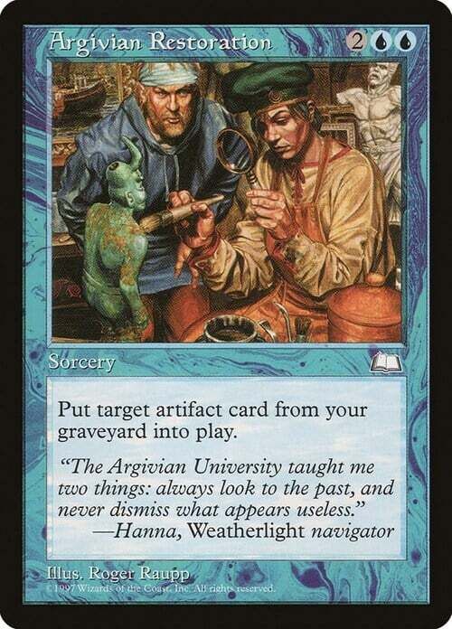 Carta MTG-Riparazione Argiviana-Cavalcavento-ITA-EX-Uncommon