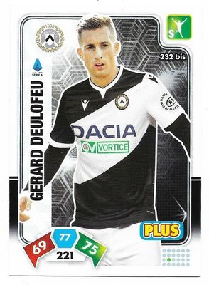 Trading card Adrenalyne 2020-21 - N°232 Bis Gerard Deulofeu Plus Udinese