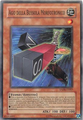 Carta YUGIOH-Ago della Bussola Morfotronico-ANPR-IT007-ITA-LP-Common 1.Ed