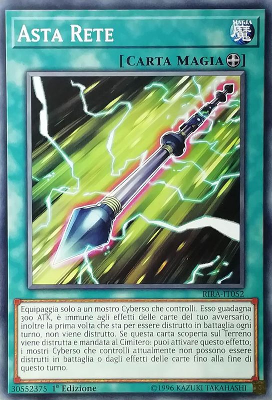 Carta YUGIOH-Asta Rete-RIRA-IT052-ITA-NM-Common 1.Ed