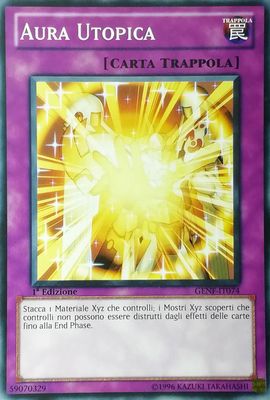 Carta YUGIOH-Aura Utopica-GENF-ITA-EX-Common