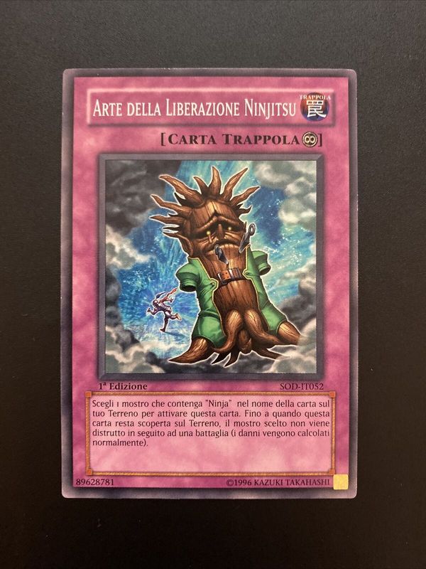 Carta YUGIOH-Arte della Liberazione Ninjitsu-SOD-ITA-Good-Common