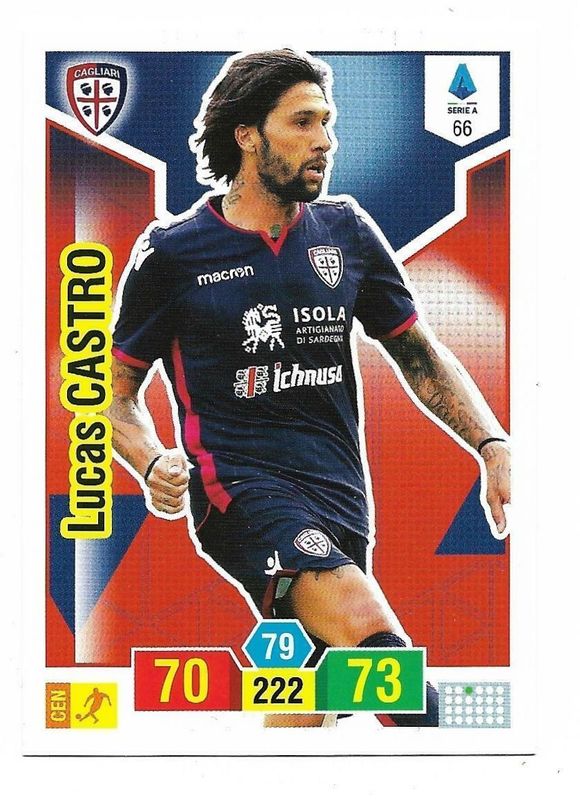 Trading card Adrenalyne 2019-20 - N°66 Lucas Castro  Cagliari