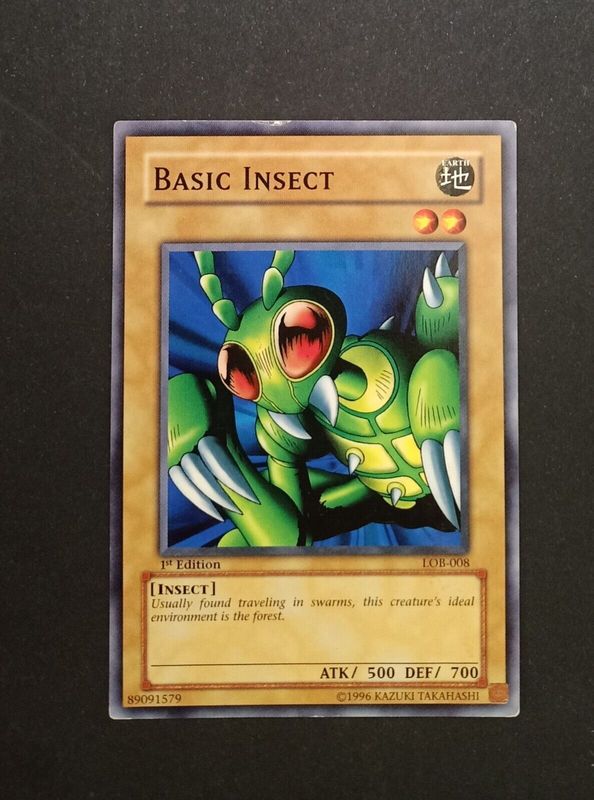 Carta YUGIOH-Basic Insect-LOB-008-EN-LP-Common