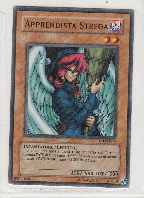 Carta YUGIOH-Apprendista Strega-DB2-IT070-ITA-Good-Common