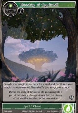 Blessing of Yggdrasil- FOW -SKL-ITA-NM-foil