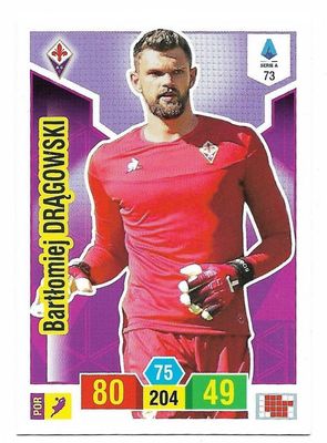 Trading card Adrenalyne 2019-20 - N°73 Bartolomiej Dragowski  Fiorentina