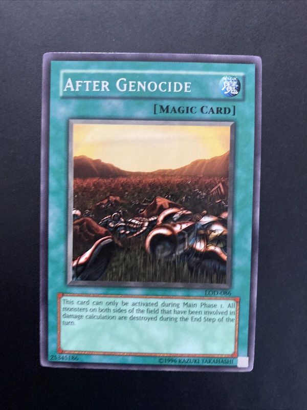 Carta YUGIOH-After Genocide-LOD-086-EN-Good-Rare