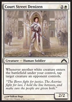 Carta MTG-Abitante di Via del Tribunale-Gatecrash-Near Mint-C-Italiano