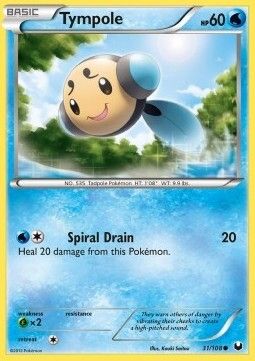 Carta pokemon Tympole (DEX 31)-Esploratori delle Tenebre-C - lingua ITA-condizione EX
