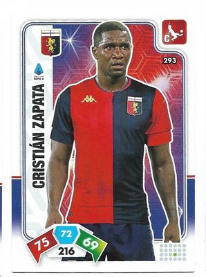 Trading card Adrenalyne 2020-21 - N°293 Cristian Zapata  Genoa