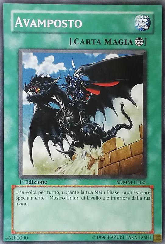 Carta YUGIOH-Avamposto-SDMM-IT025-ITA-Poor-Common
