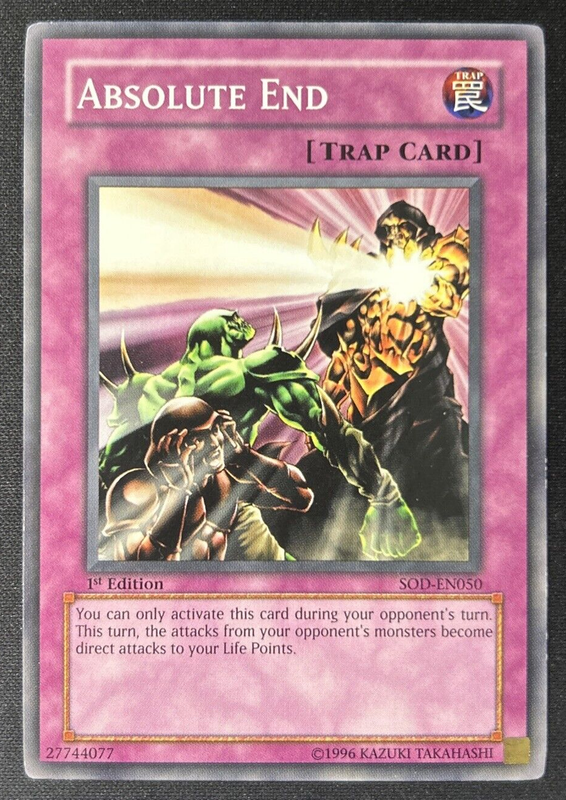 Carta YUGIOH-Absolute End-SOD-EN050-EN-Good-Common