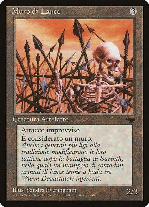 Carta MTG-Muro di Lance-Rinascimento-ITA-LP-Uncommon