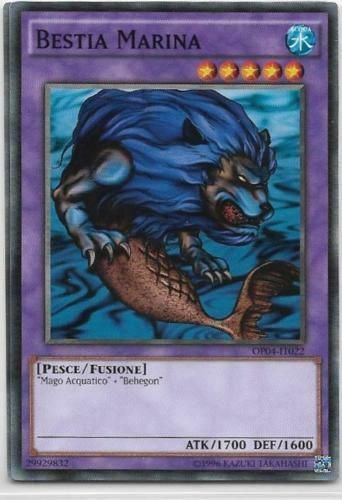 Carta YUGIOH-Bestia Marina-OP04-IT022-ITA-NM-Common