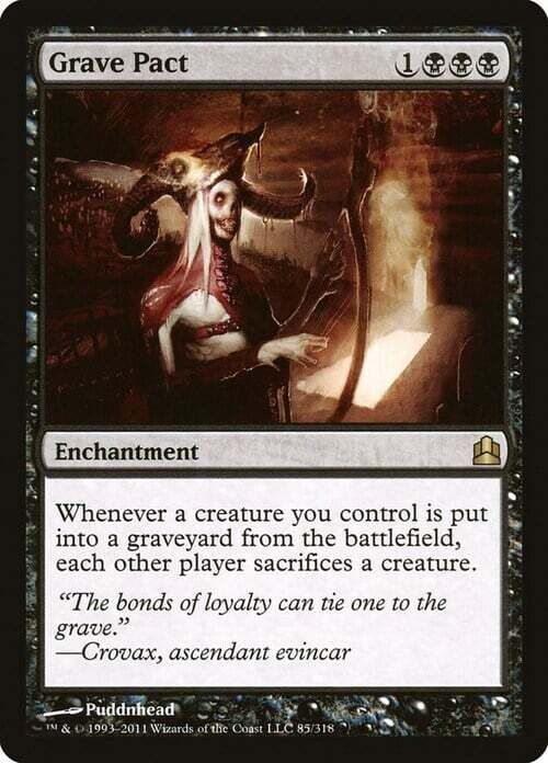Carta MTG-Patto Sepolcrale-Commander-ITA-Poor-Rare
