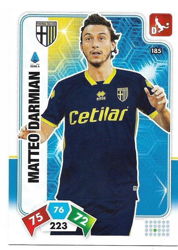 Trading card Adrenalyne 2020-21 - N°185 Matteo Darmian  Parma