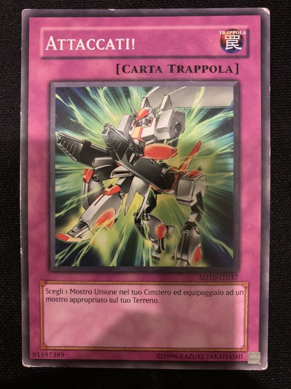 Carta YUGIOH-Attaccati!-SD10-ITA-Good-Common 1.Ed