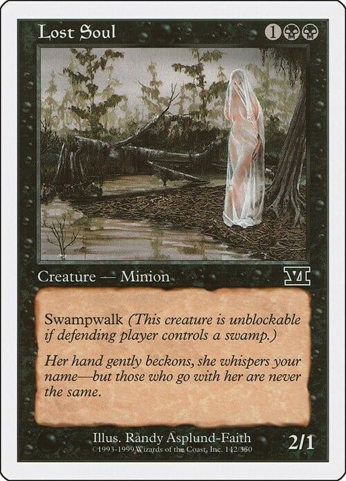 Carta MTG-Anima Errante-Sesta Edizione-N.142-ITA-EX-