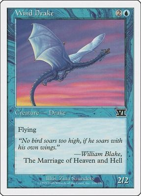Carta MTG-Draghetto del Vento-Sesta Edizione-N.106-ITA-EX-