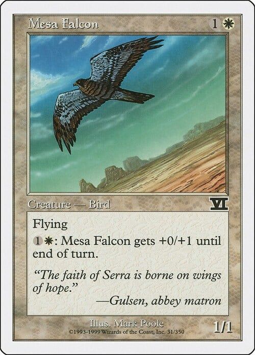 Carta MTG-Falcone delle Mese-Sesta Edizione-N.031-ITA-EX-