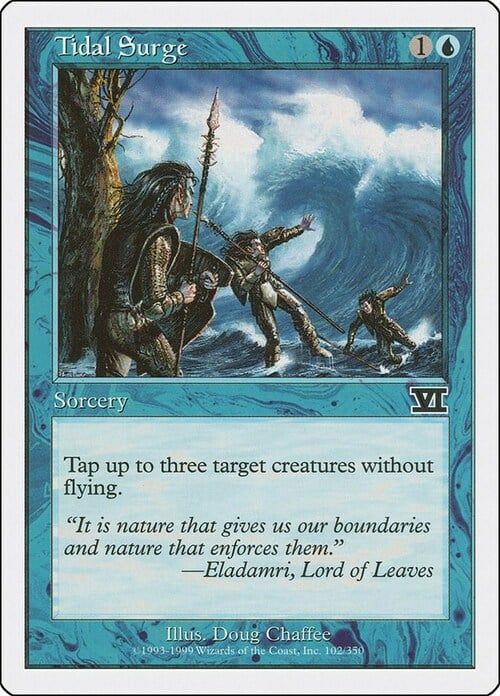 Carta MTG-Flutto di Marea-Sesta Edizione-N.102-ITA-EX-
