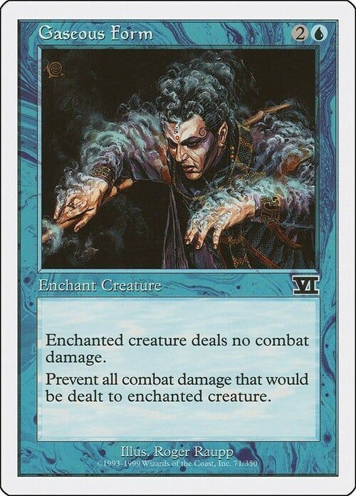 Carta MTG-Forma Gassosa-Sesta Edizione-N.071-ITA-EX-