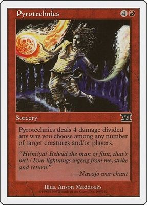 Carta MTG-Fuochi d'Artificio-Sesta Edizione-N.199-ITA-Good-