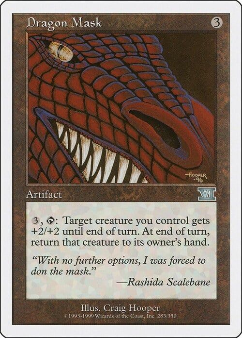 Carta MTG-Dragon Mask-Sesta Edizione-N.283-EN-LP-